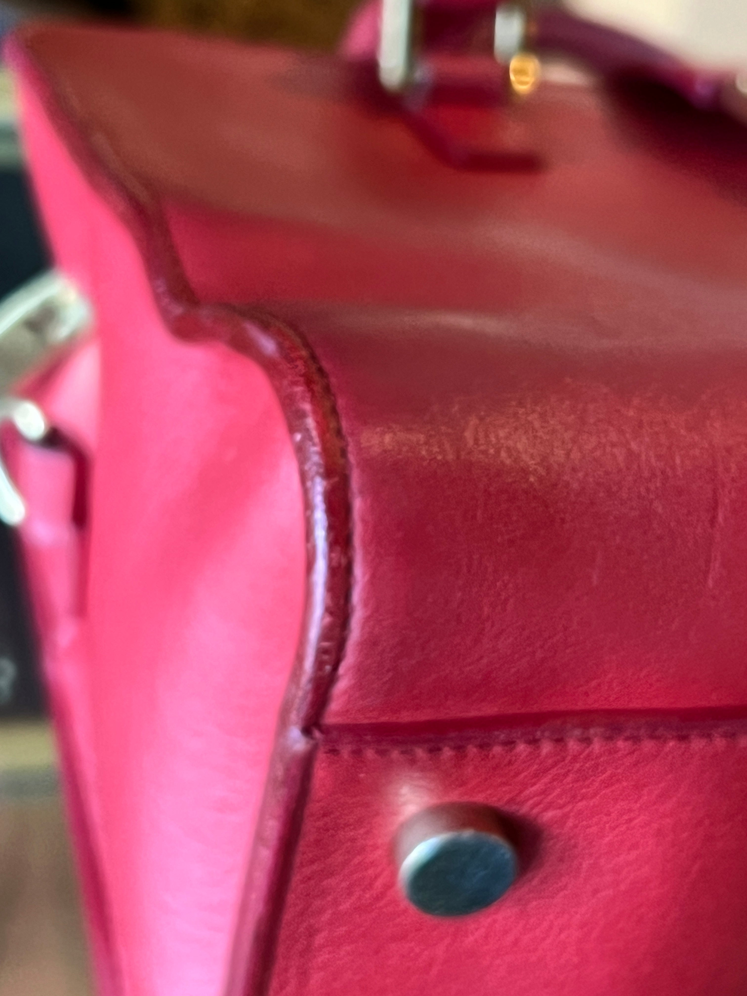 SAINT LAURENT Calfskin Baby Monogram Cabas
