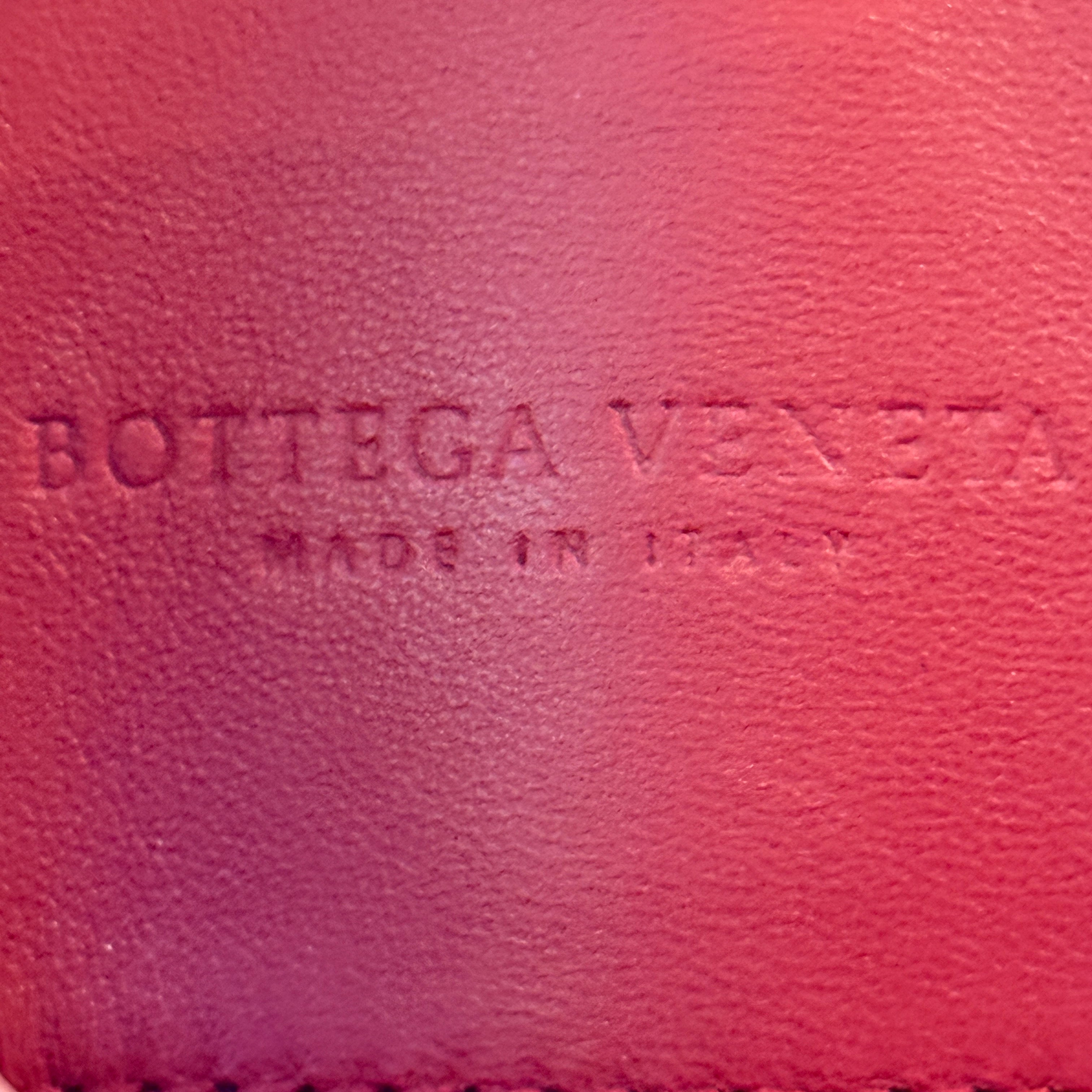 BOTTEGA VENETA Milano Pink Nappa Intrecciato Tote Bag