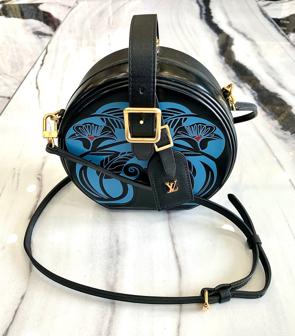 LOUIS VUITTON ANACHRO BLEU PETITE BOITE CHAPEAU BAG