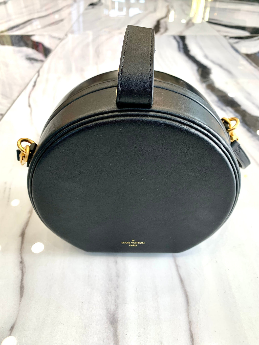LOUIS VUITTON ANACHRO BLEU PETITE BOITE CHAPEAU BAG