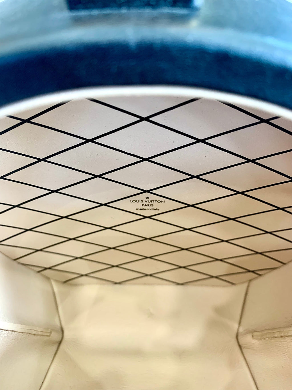 LOUIS VUITTON ANACHRO BLEU PETITE BOITE CHAPEAU BAG