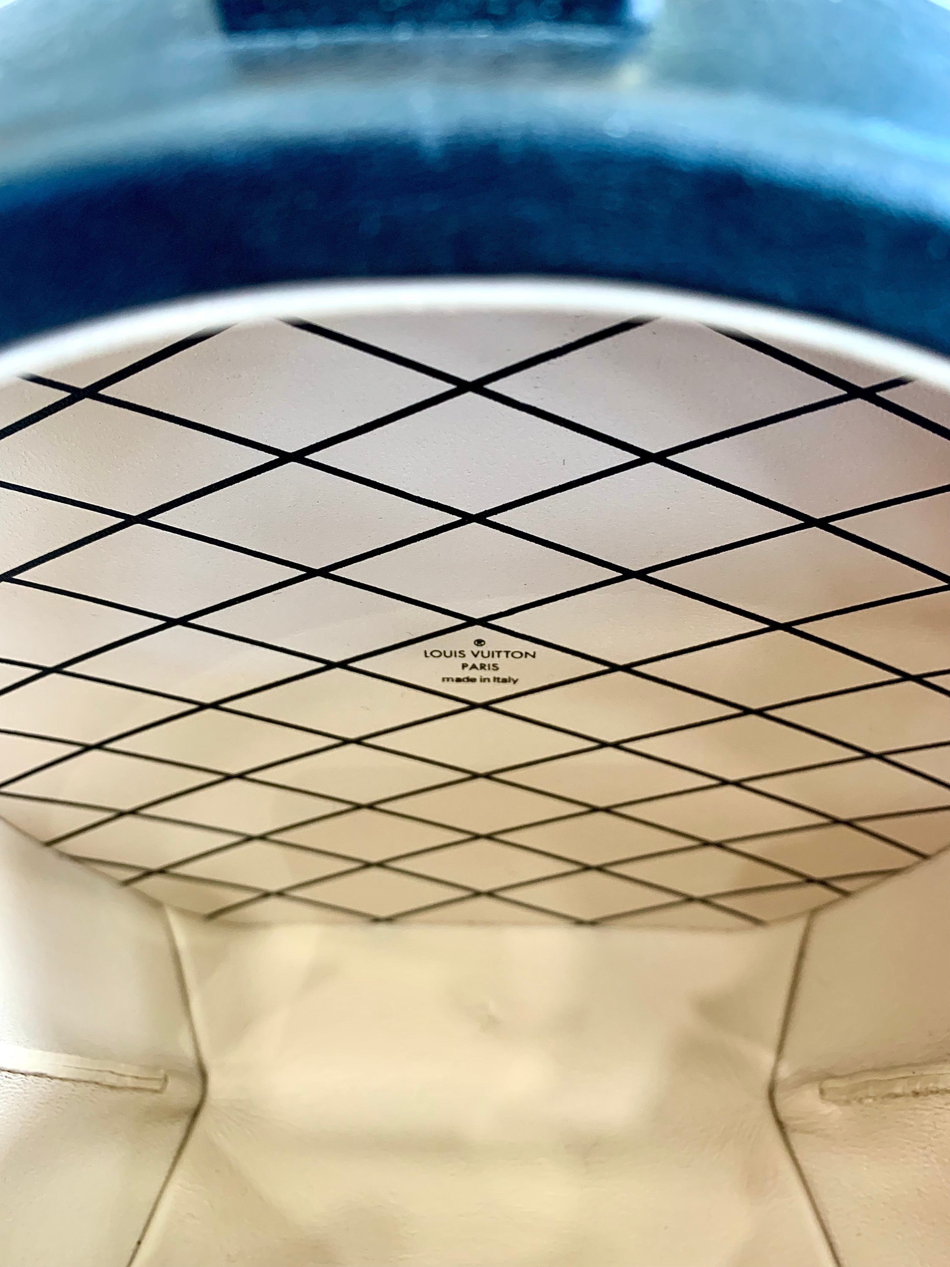 LOUIS VUITTON ANACHRO BLEU PETITE BOITE CHAPEAU BAG
