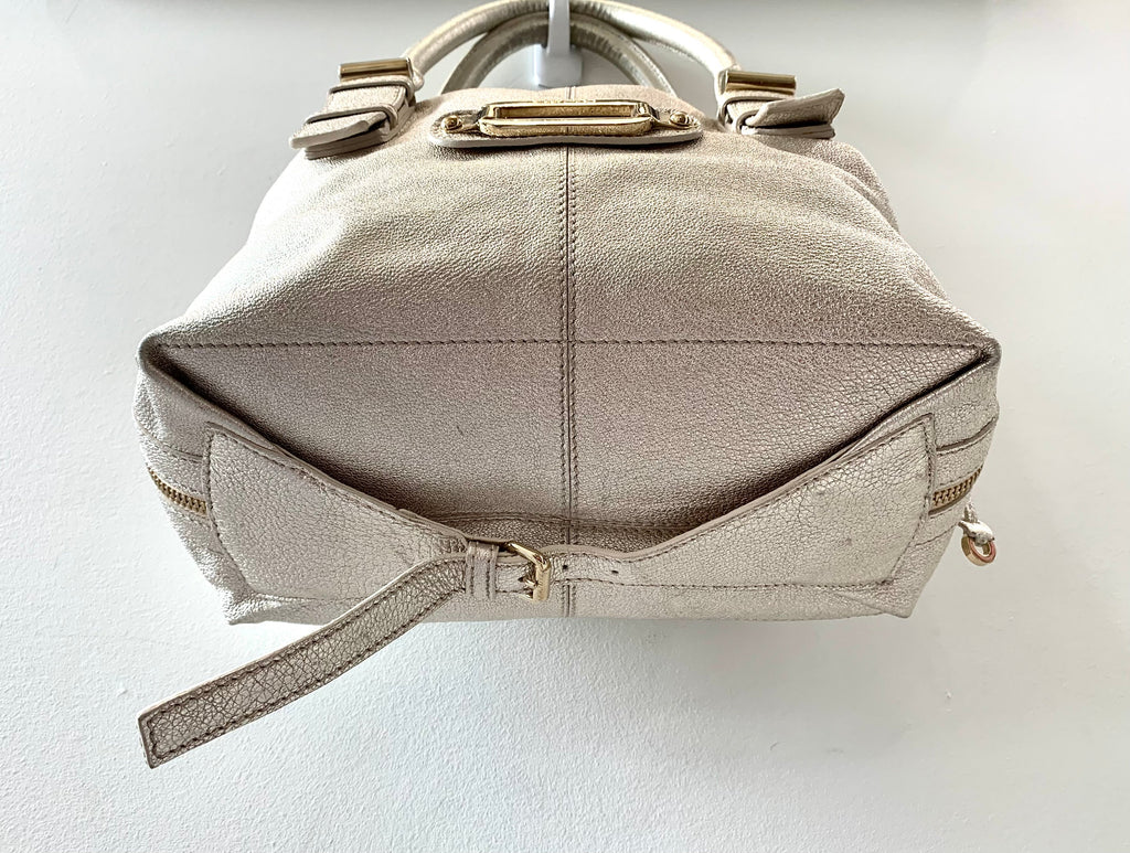 JIMMY CHOO GOLD SHIMMER BAG