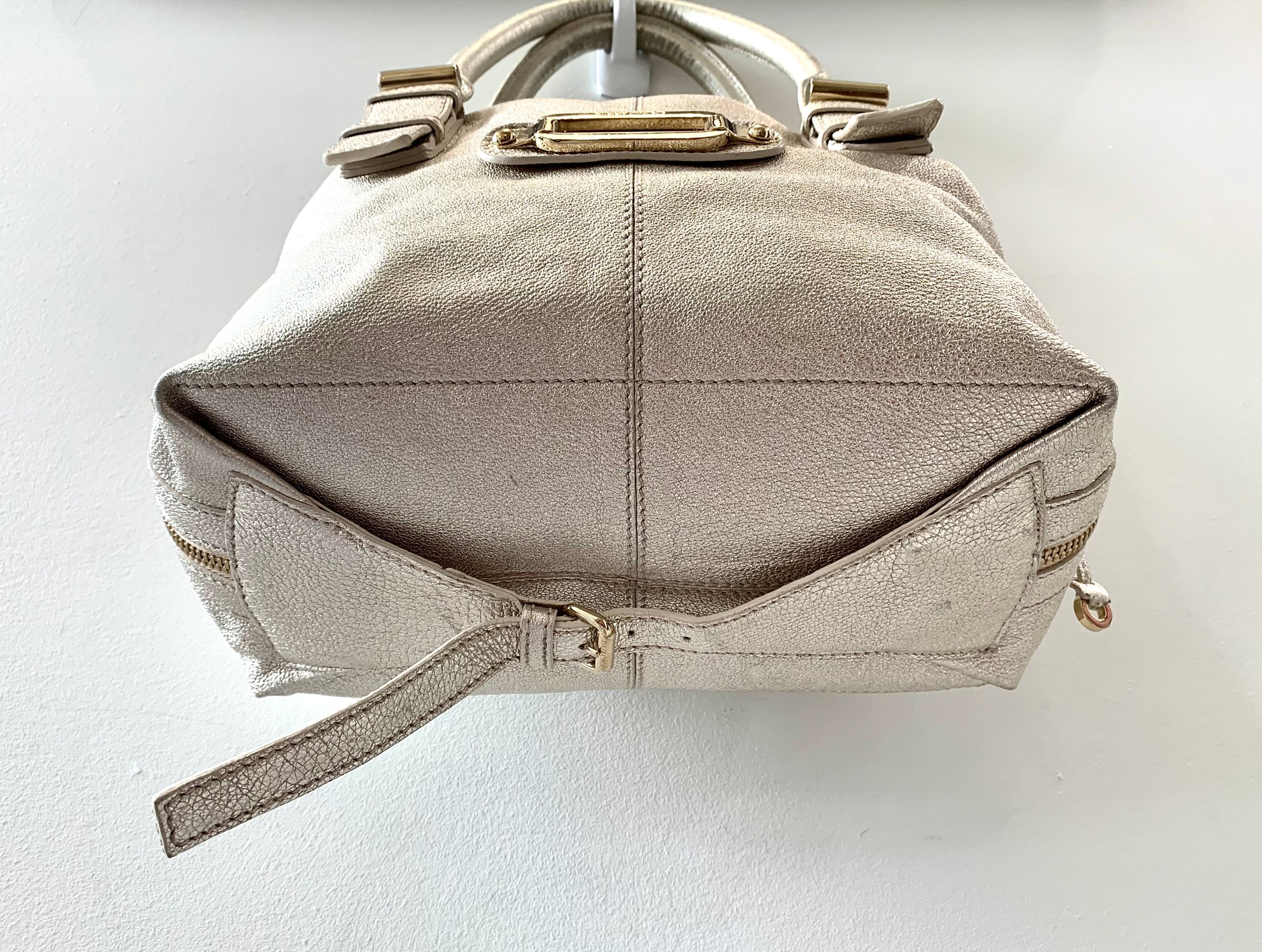 JIMMY CHOO GOLD SHIMMER BAG
