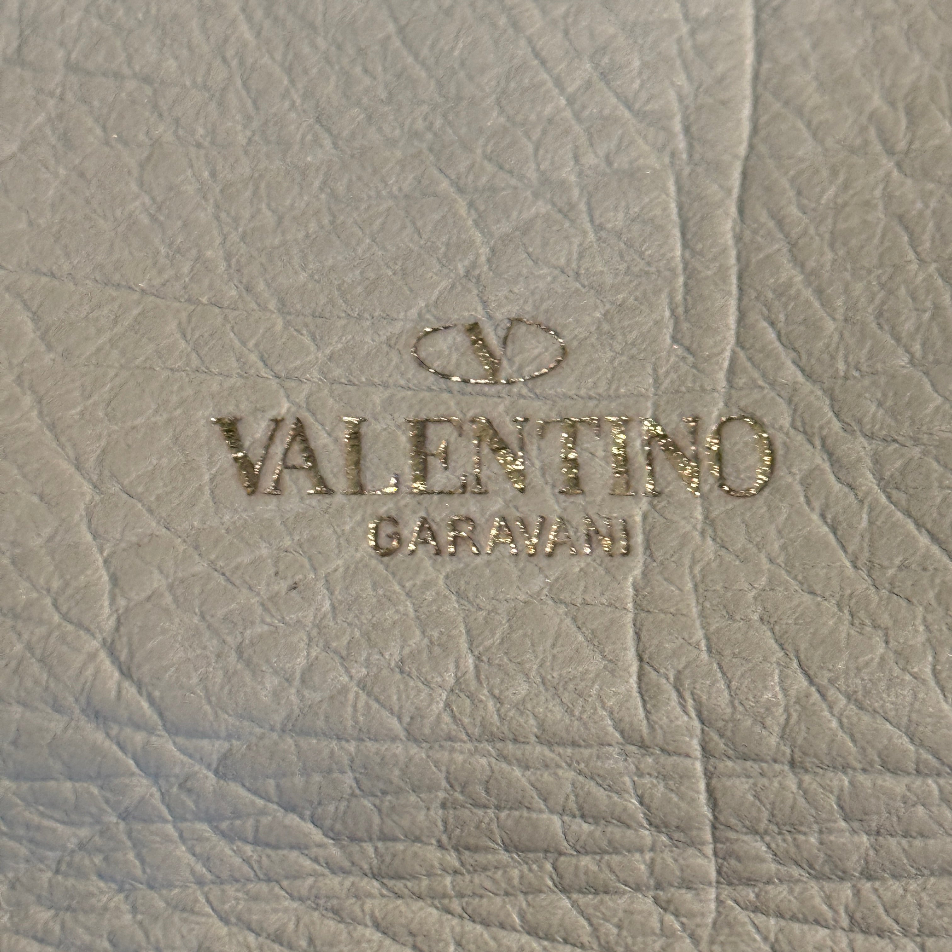 VALENTINO White Foldover Shoulder Bag