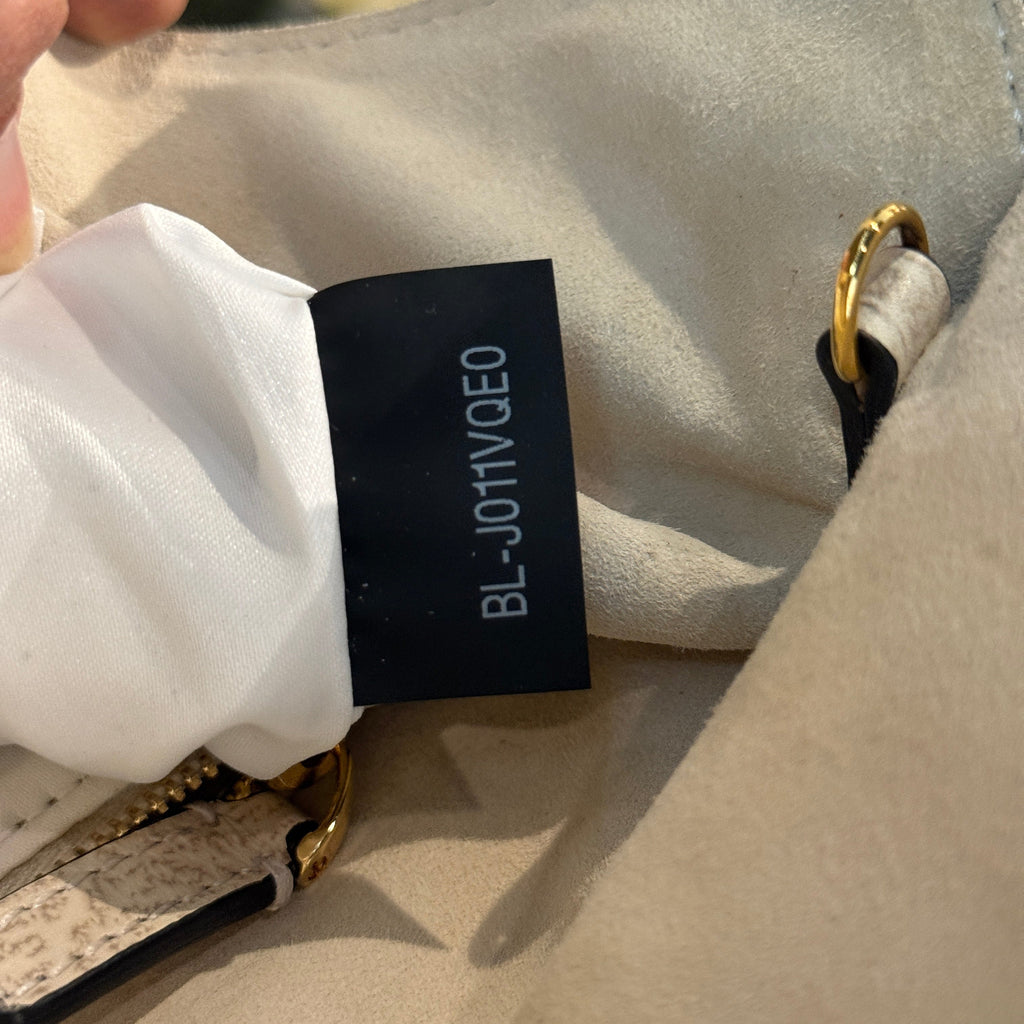 VALENTINO White Foldover Shoulder Bag