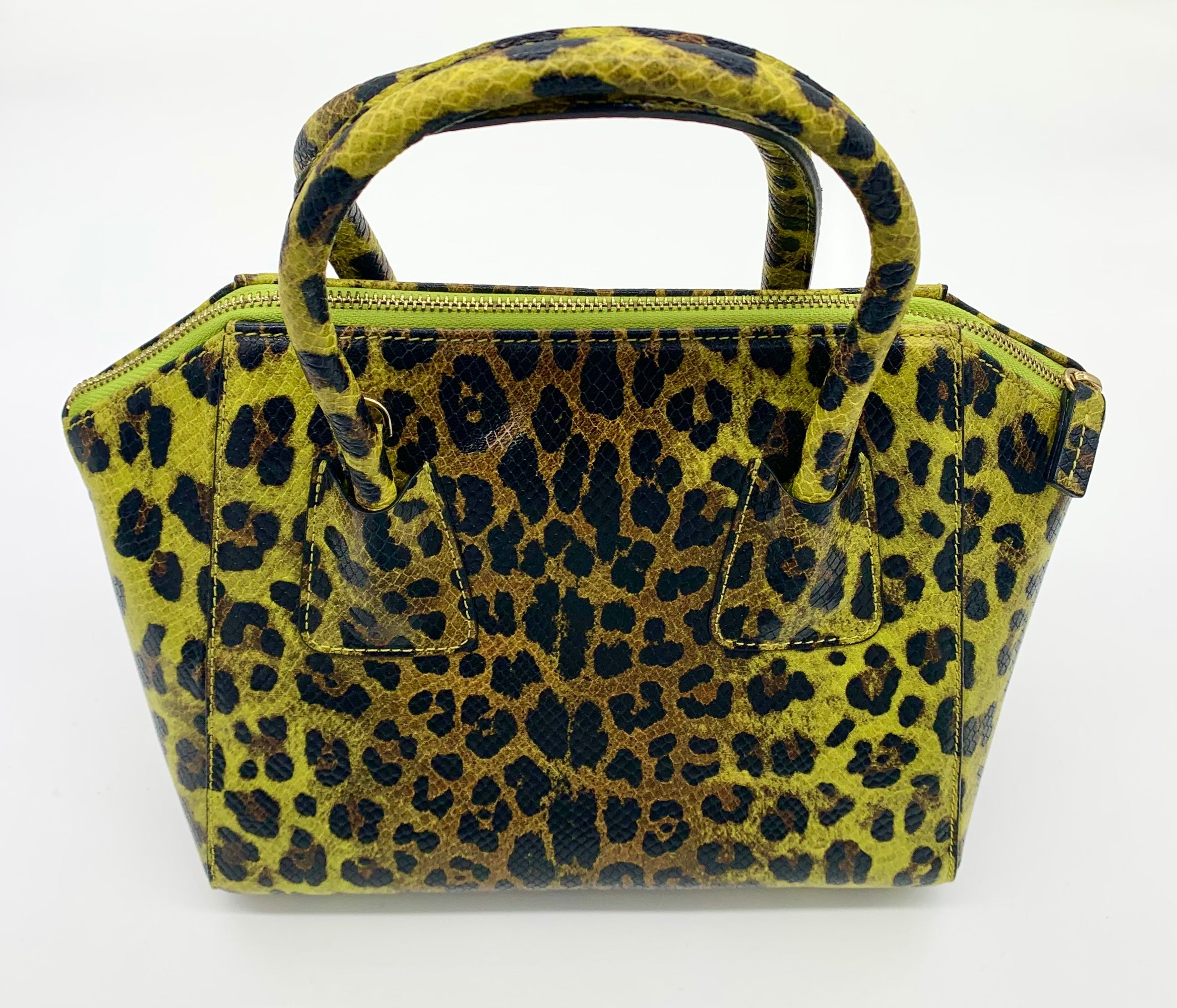 VALENTINO MINIMI ANIMALIER LEOPARD SATCHEL
