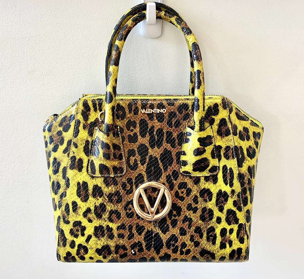 VALENTINO MINIMI ANIMALIER LEOPARD SATCHEL
