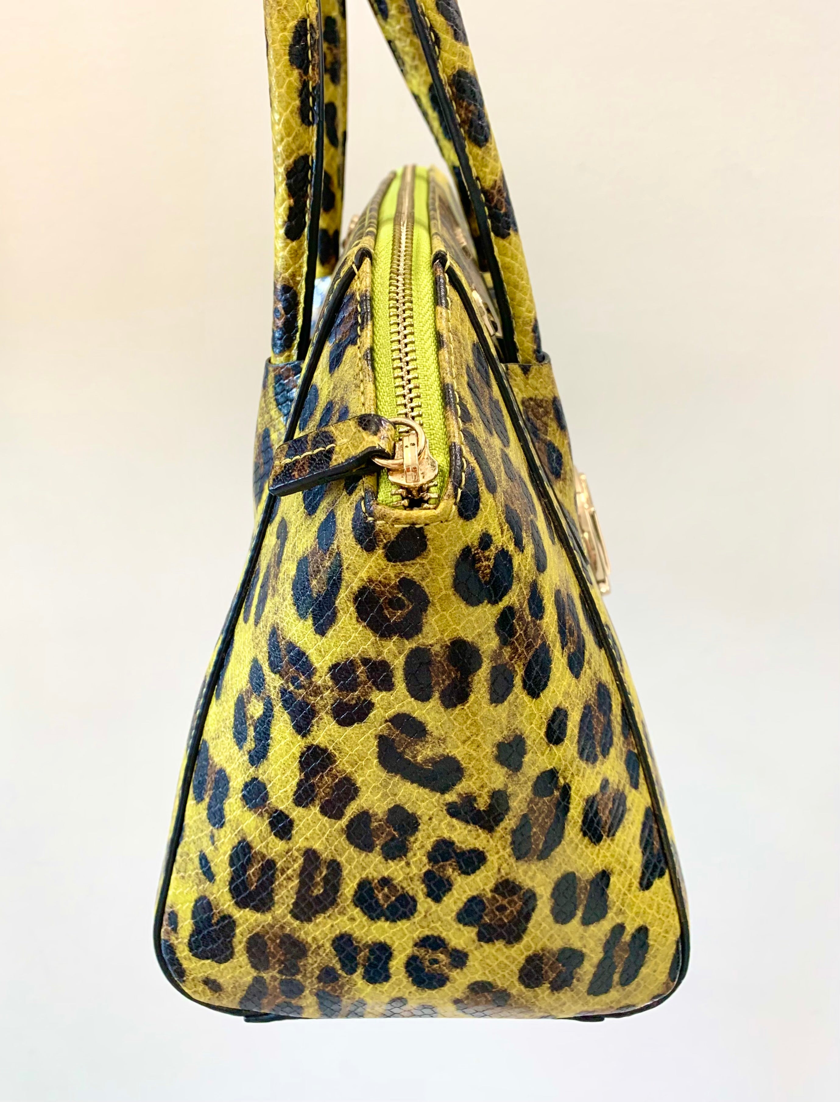 VALENTINO MINIMI ANIMALIER LEOPARD SATCHEL