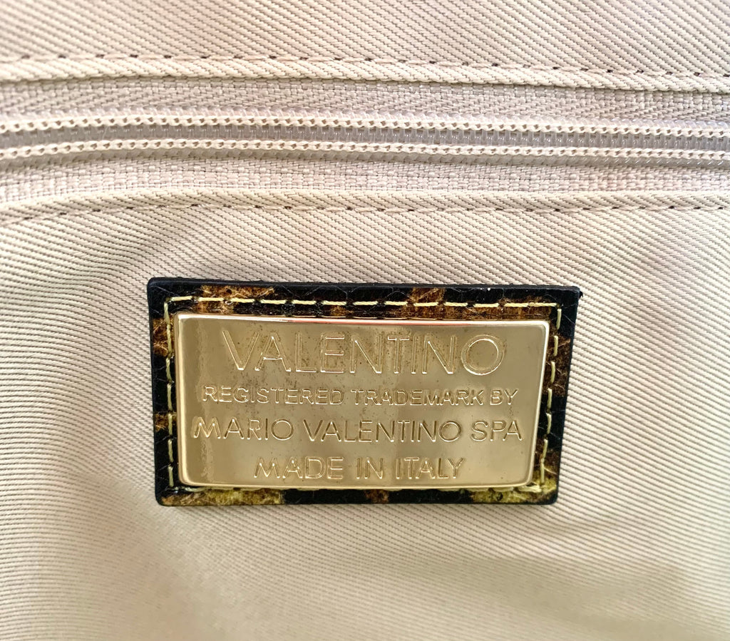 VALENTINO MINIMI ANIMALIER LEOPARD SATCHEL