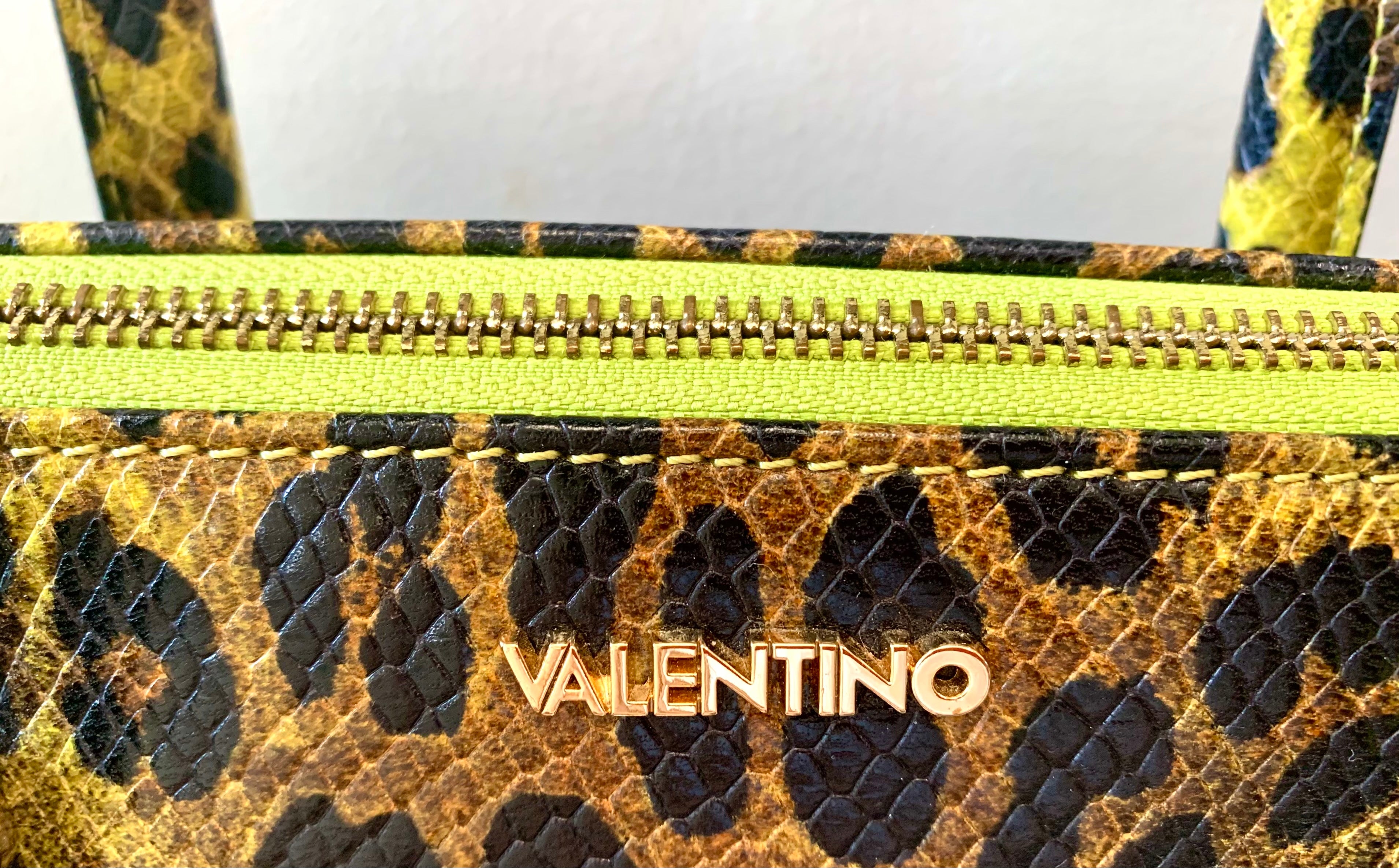 VALENTINO MINIMI ANIMALIER LEOPARD SATCHEL