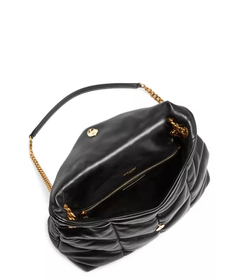 SAINT LAURENT PUFFER LOULOU SHOULDER BAG