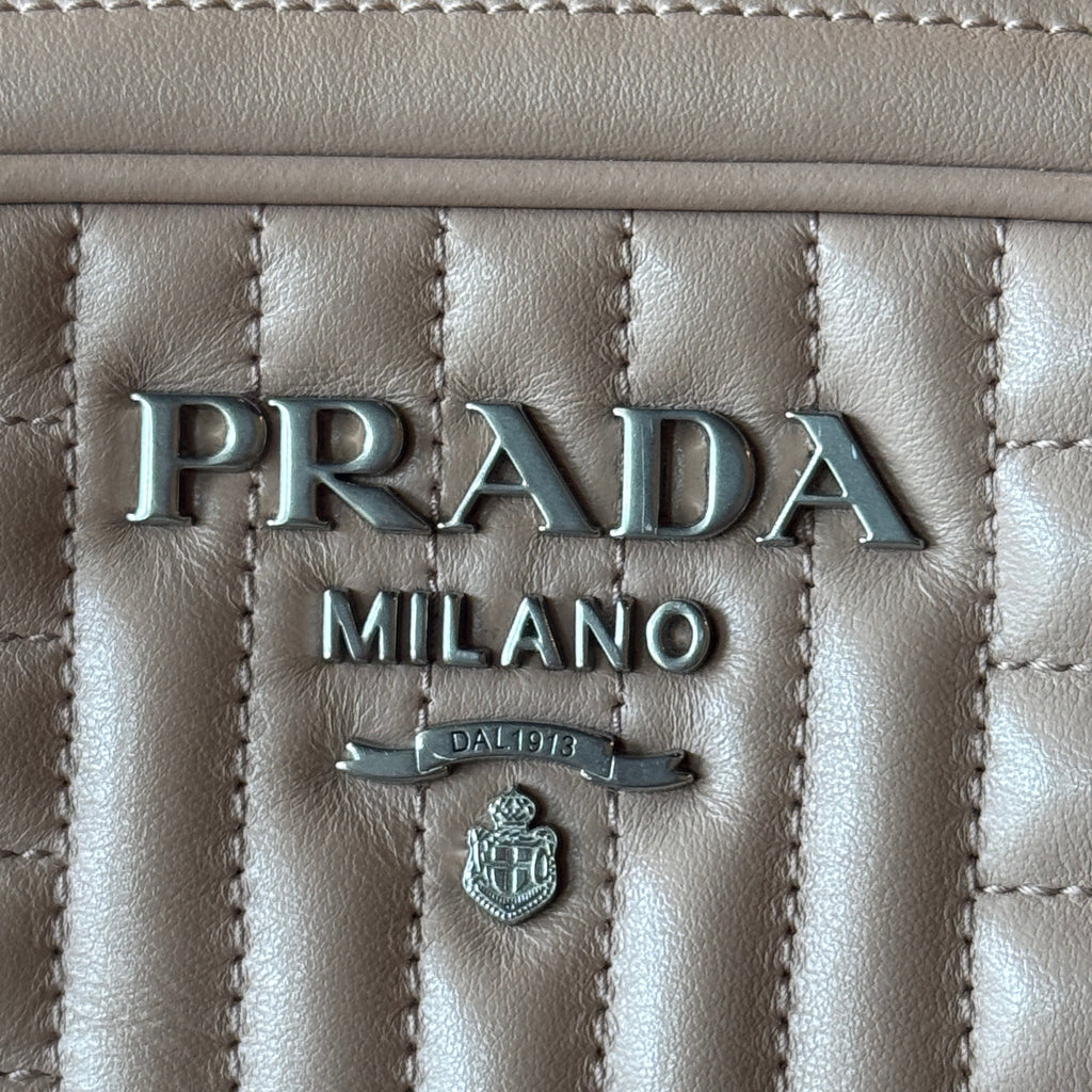 PRADA Soft Calfskin Diagramme Camera Crossbody