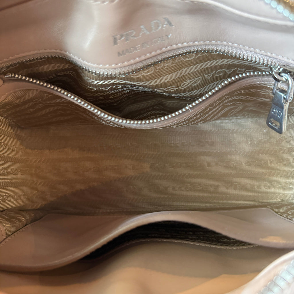 PRADA Soft Calfskin Diagramme Camera Crossbody