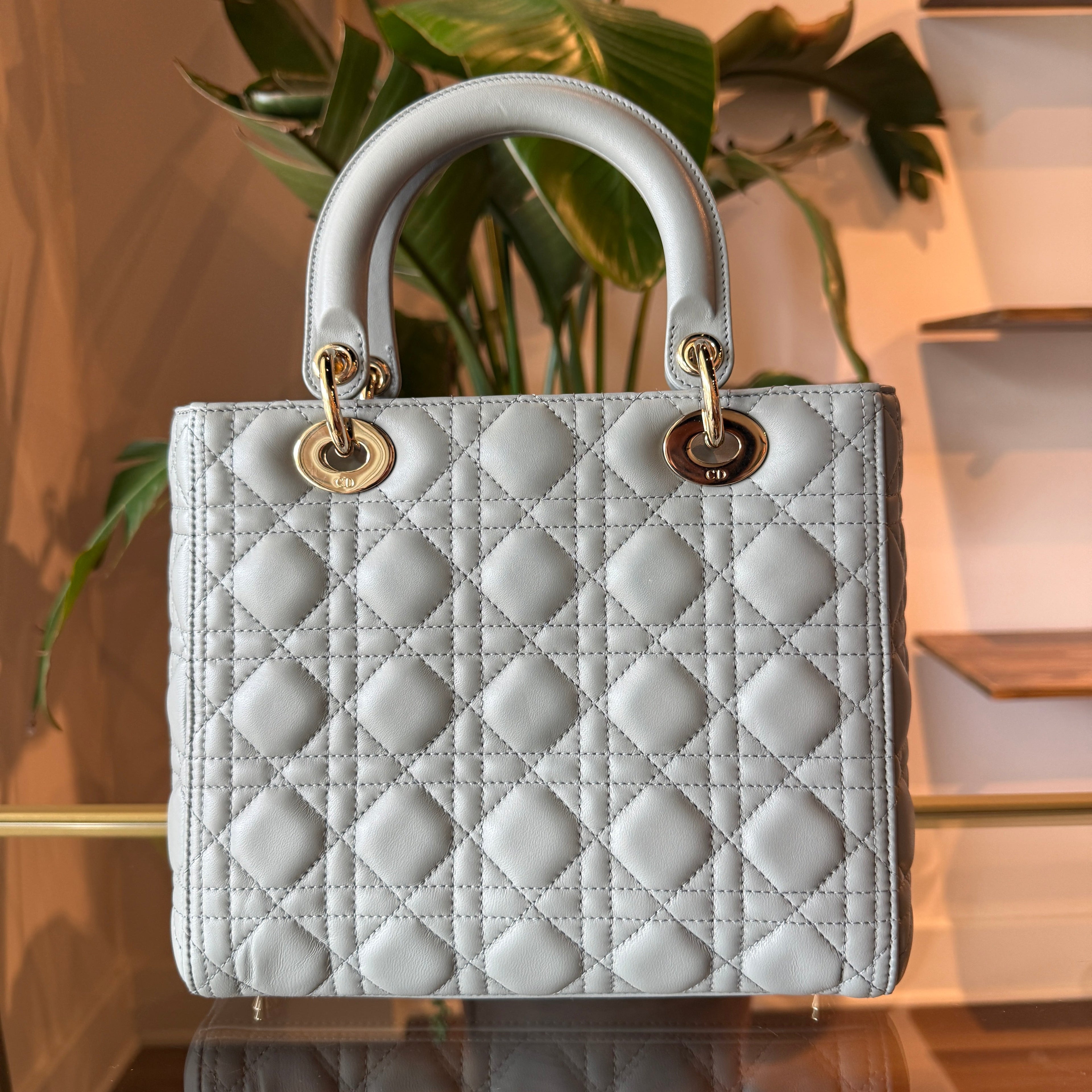 DIOR Lady Dior ABCDior Medium Cloud Blue