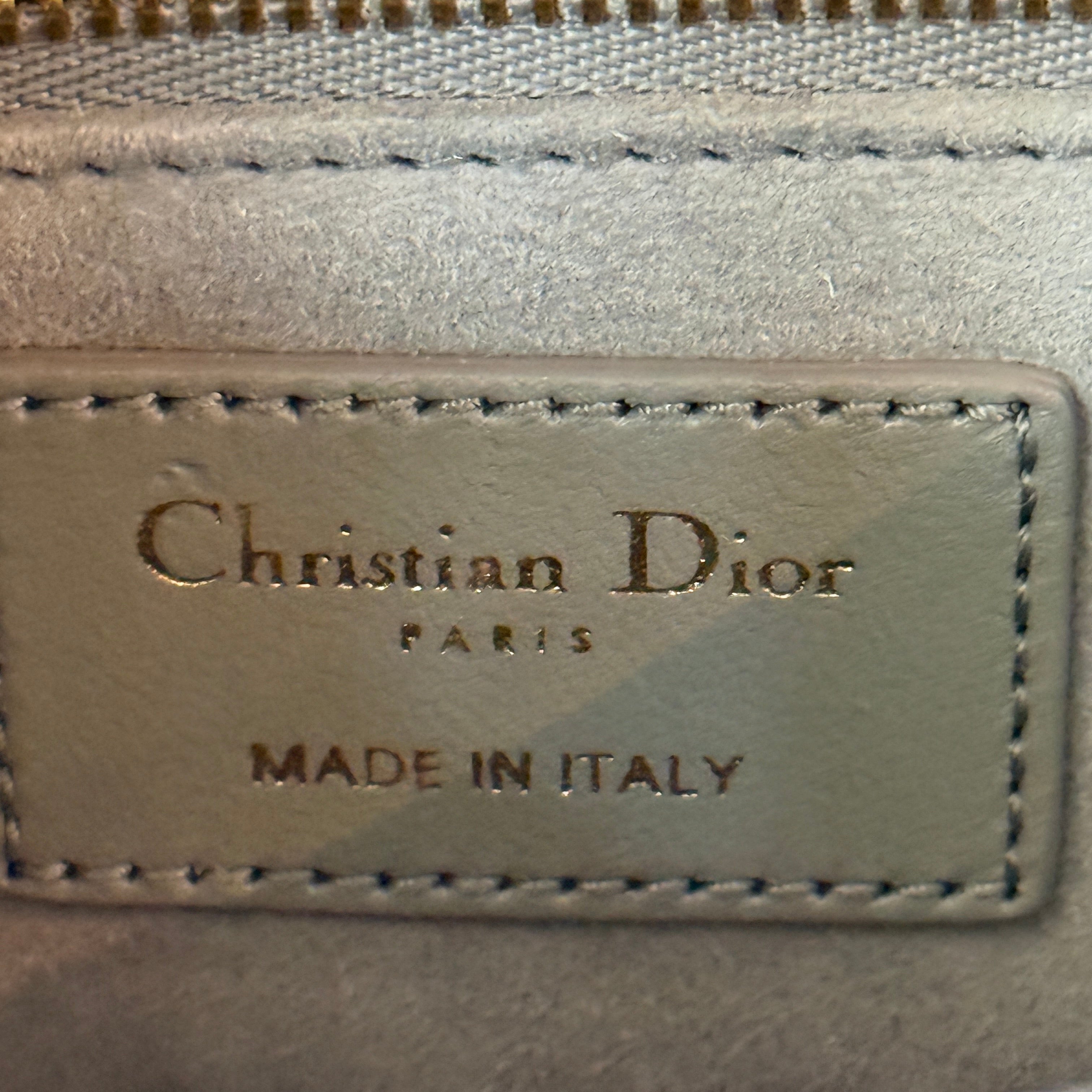 DIOR Lady Dior ABCDior Medium Cloud Blue