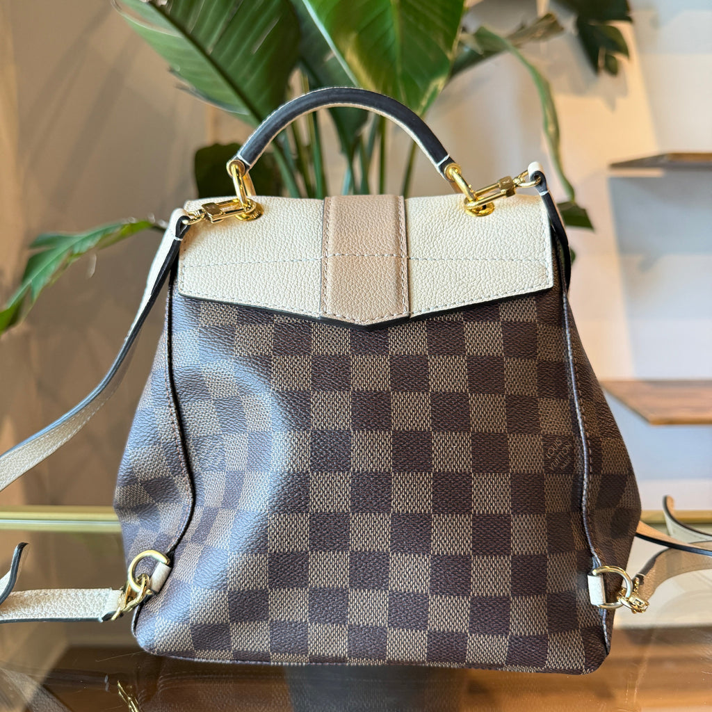 LOUIS VUITTON Damier Ebene Clapton Backpack