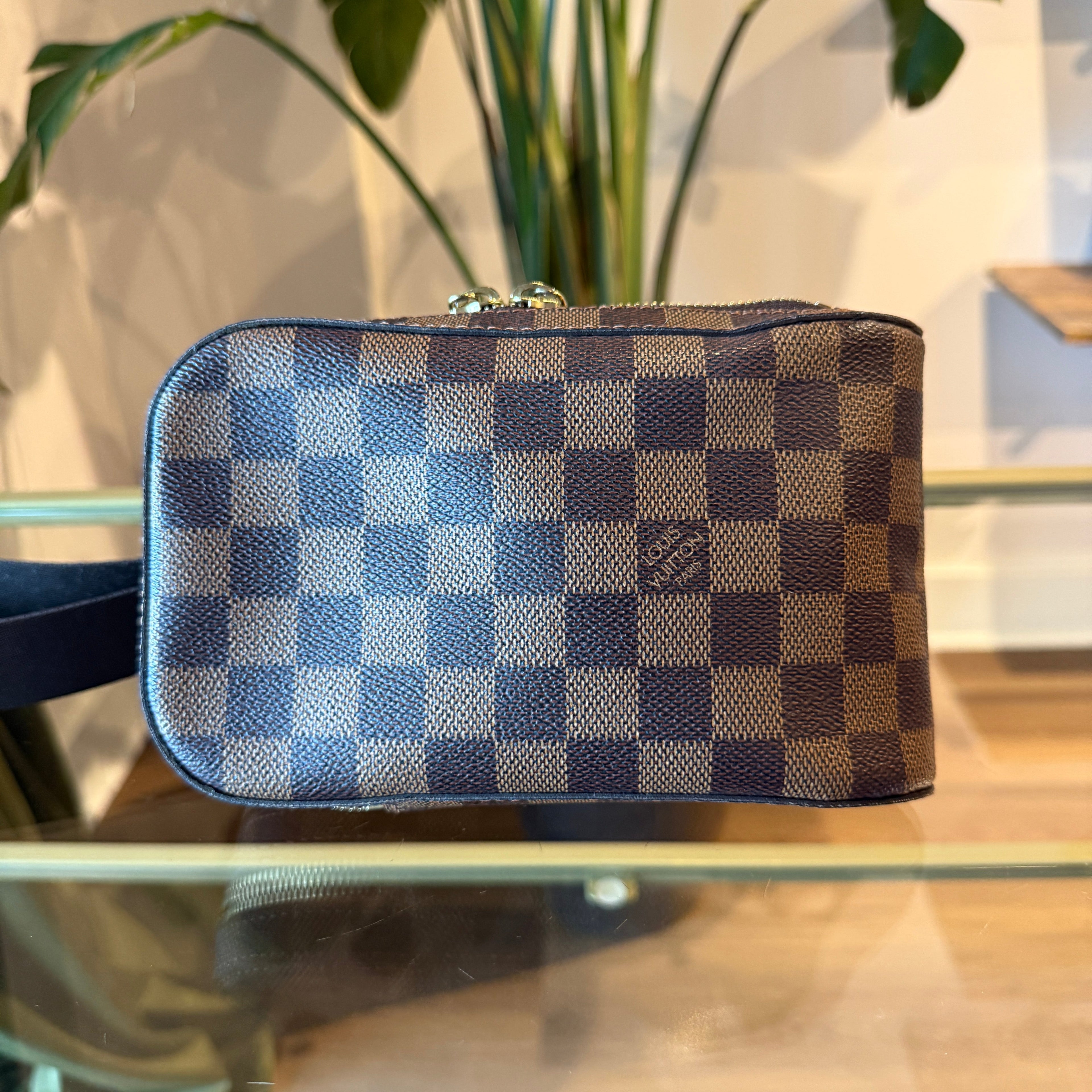 LOUIS VUITTON Damier Ebene Geronimos Belt Bag