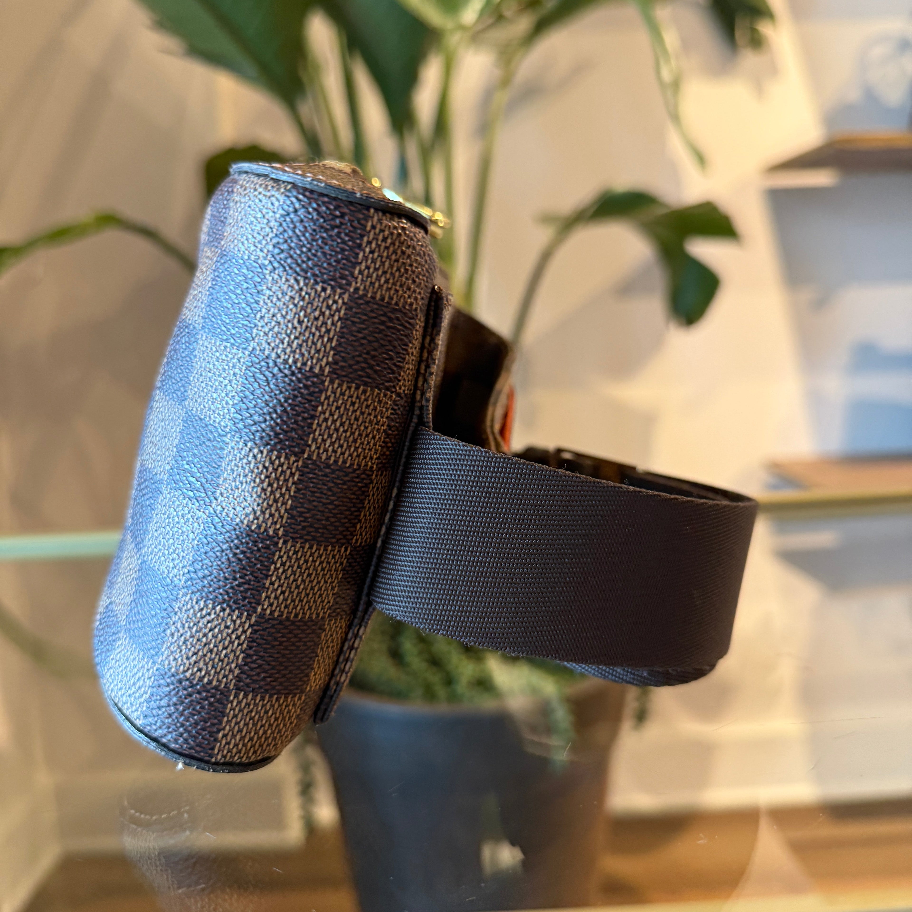 LOUIS VUITTON Damier Ebene Geronimos Belt Bag
