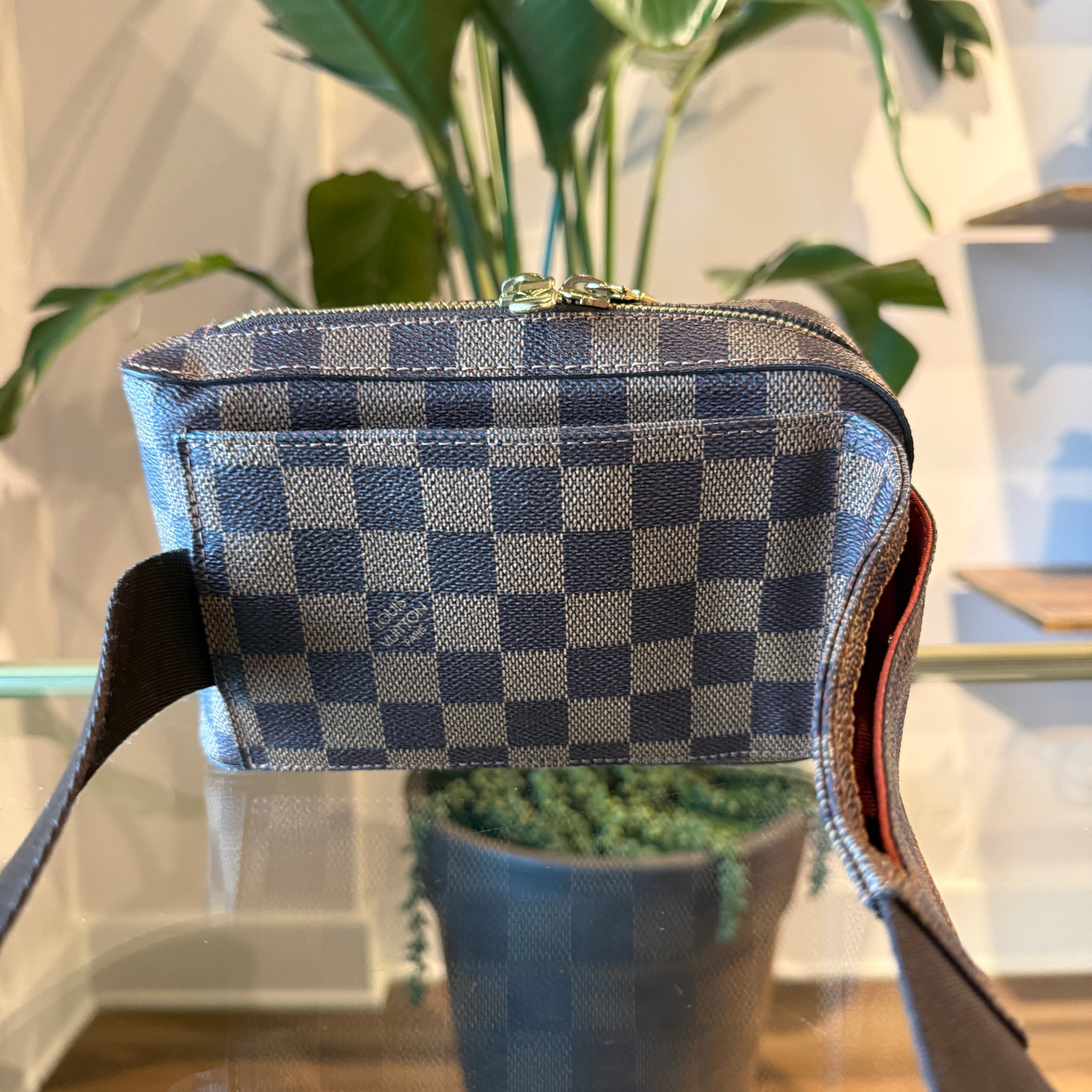 LOUIS VUITTON Damier Ebene Geronimos Belt Bag