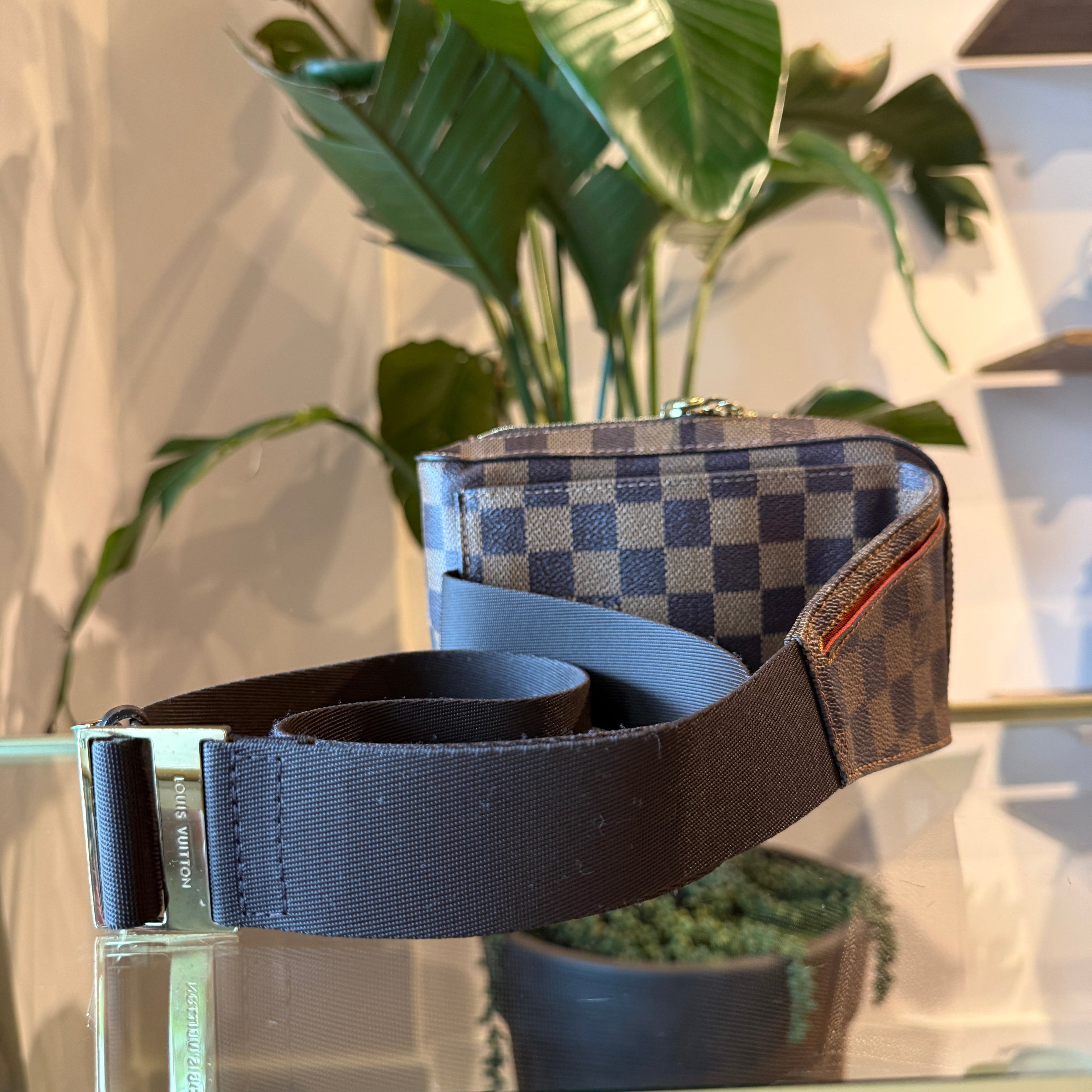 LOUIS VUITTON Damier Ebene Geronimos Belt Bag