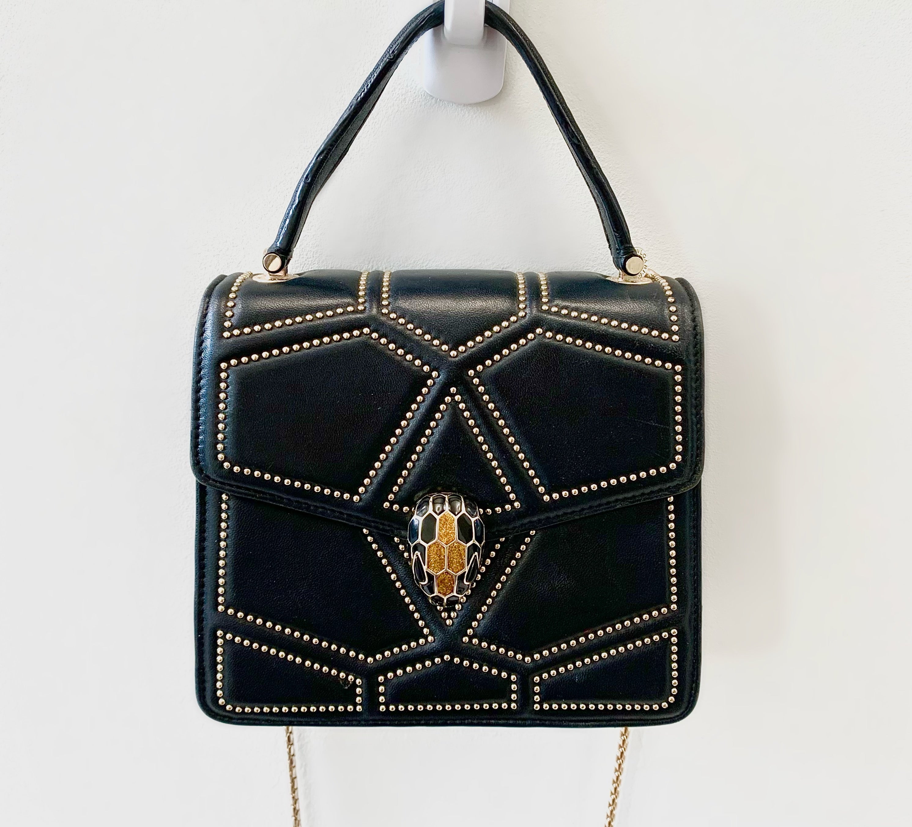 BVLGARI SERPENTI FOREVER STUDDED BAG