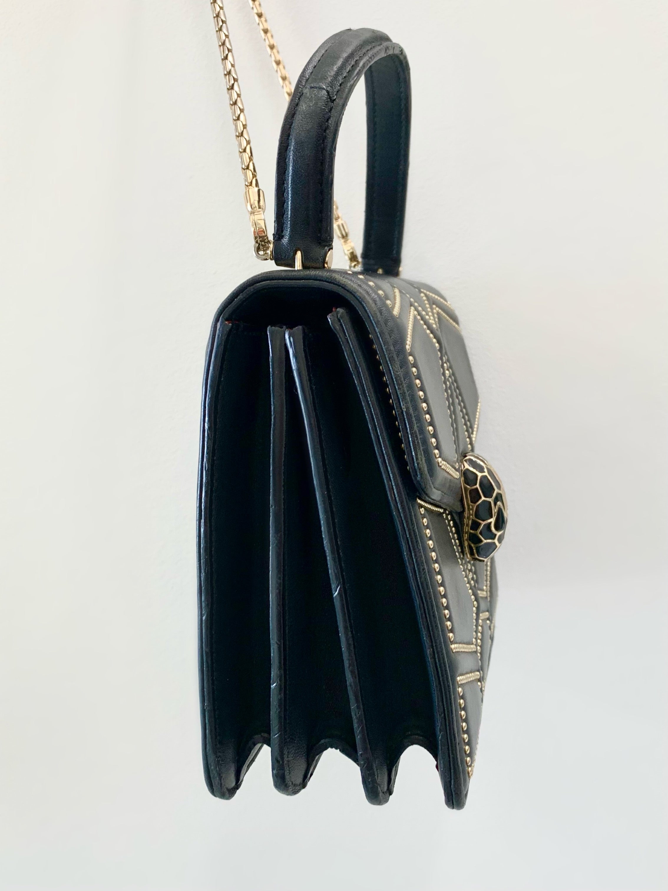 BVLGARI SERPENTI FOREVER STUDDED BAG