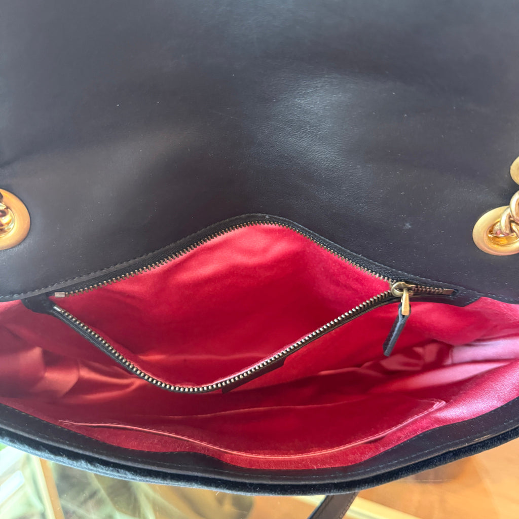 GUCCI GG Marmont LOVED Velvet Medium