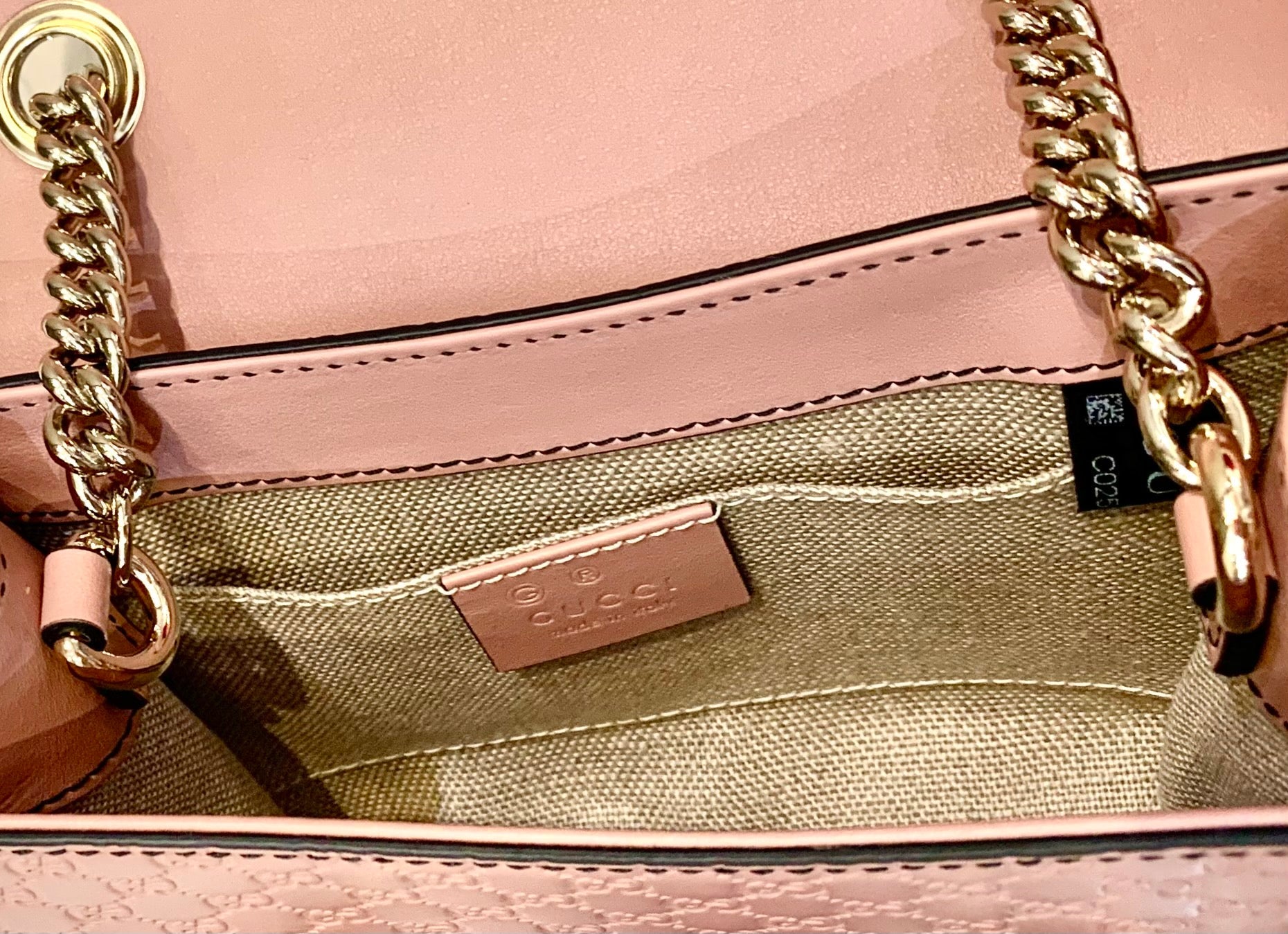 GUCCI MICROGUCCISSIMA MINI EMILY SHOULDER BAG