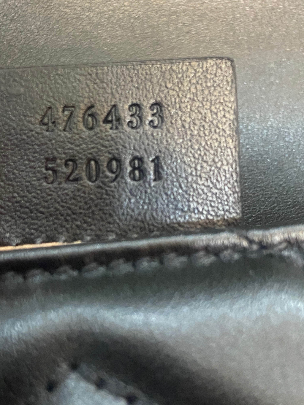 GUCCI GG MARMONT SUPER MINI CALFSKIN LEATHER BAG