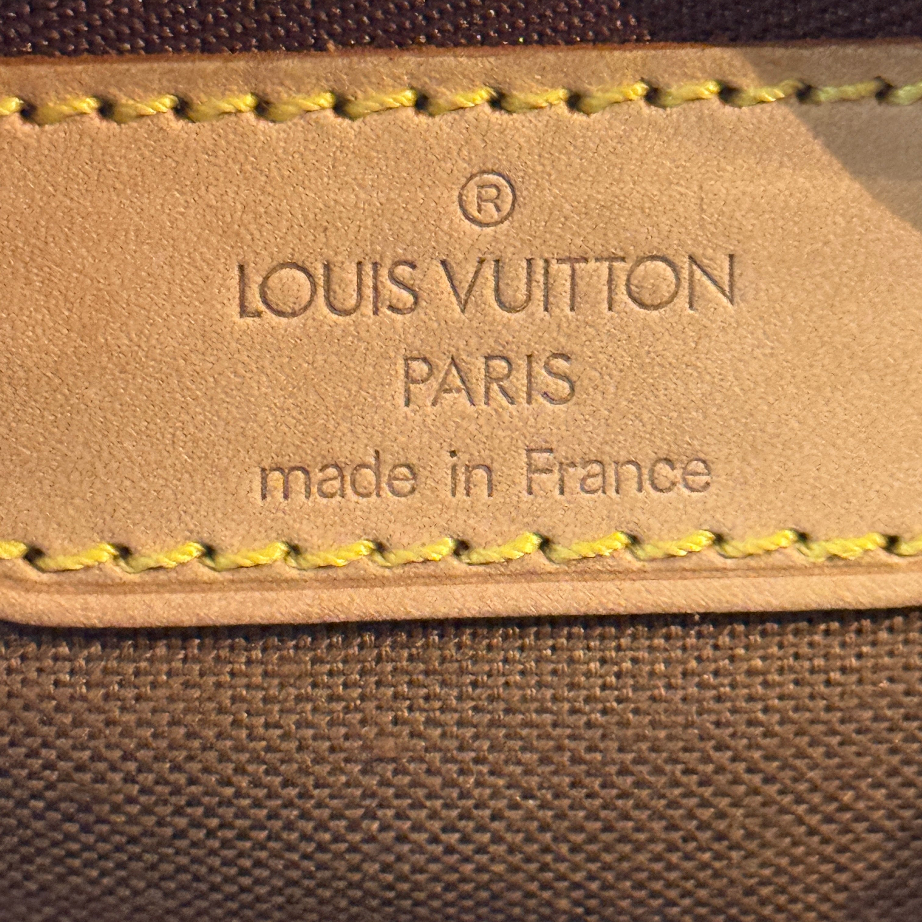 LOUIS VUITTON Monogram Cabas Mezzo Tote