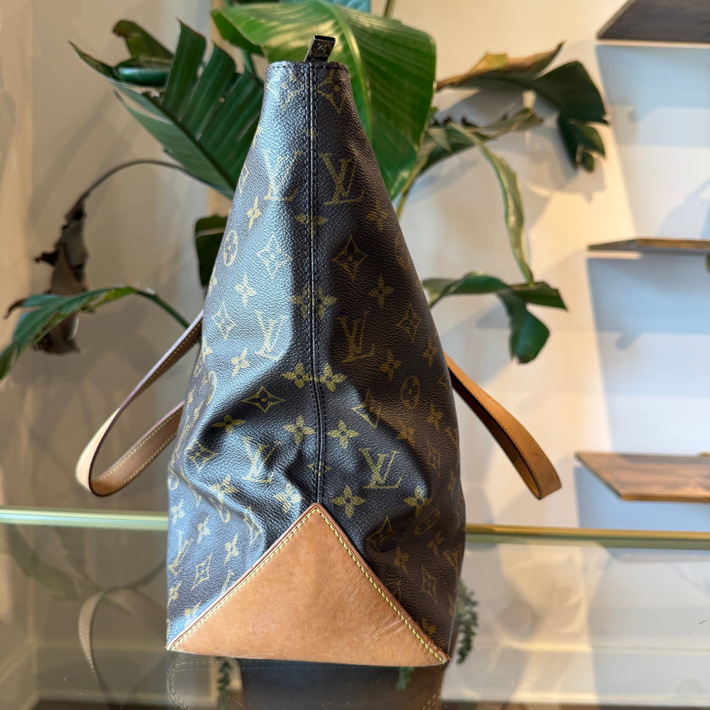 LOUIS VUITTON Monogram Cabas Mezzo Tote
