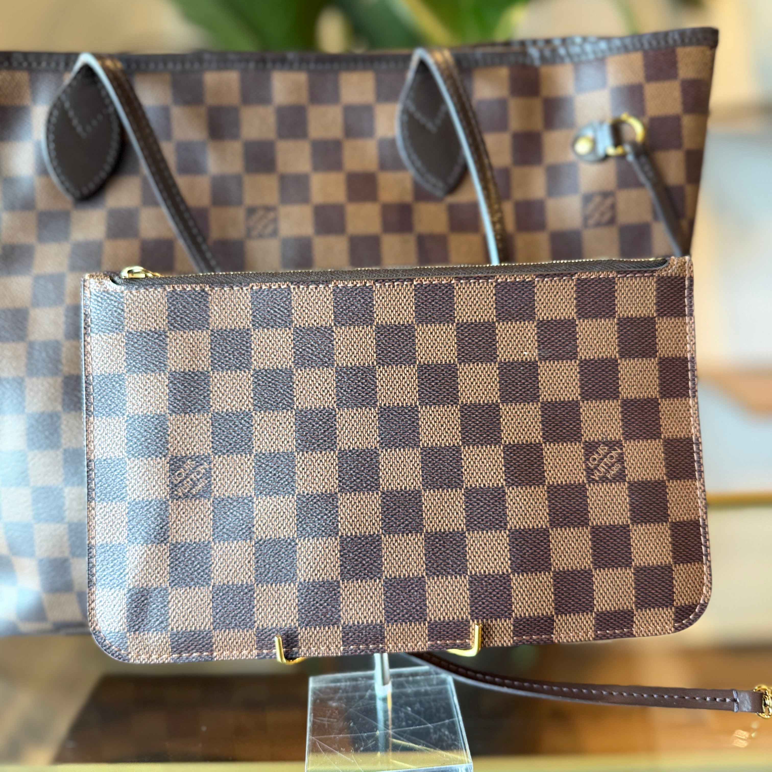 LOUIS VUITTON Damier Ebene Neverfull MM