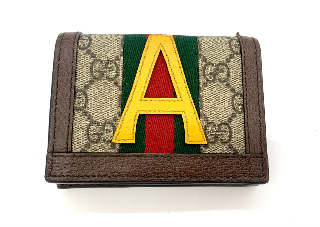GUCCI GG SUPREME OPHIDIA CARD CASE
