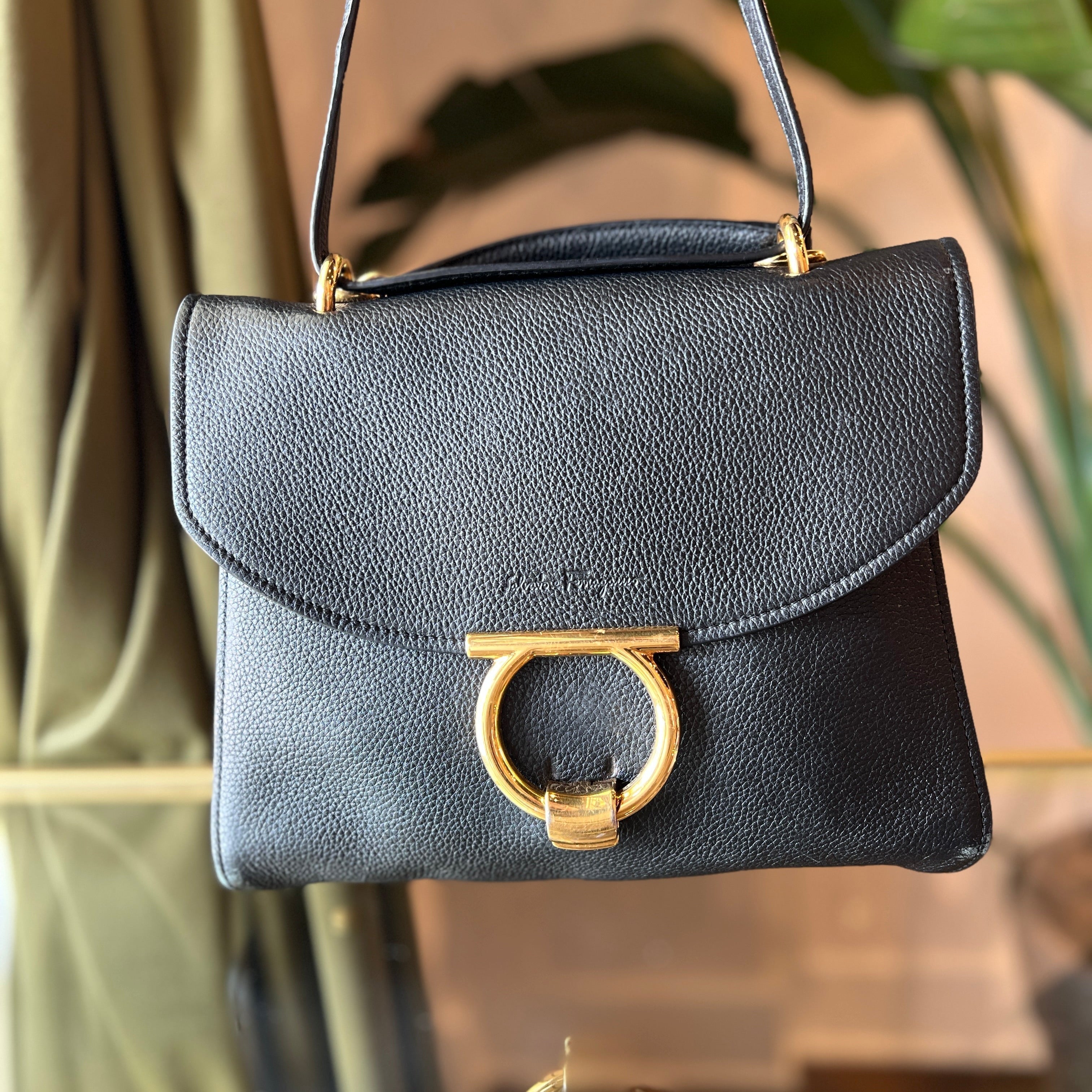 SALVATORE FERRAGAMO Gancio Crossbody Bag