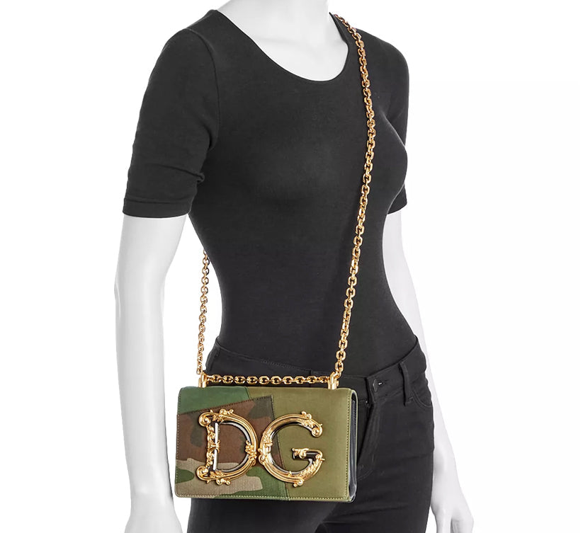 DOLCE & GABBANA CAMO PRINT BAG