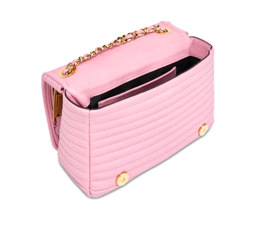 MOSCHINO SMALL NAPPA BIKER BAG