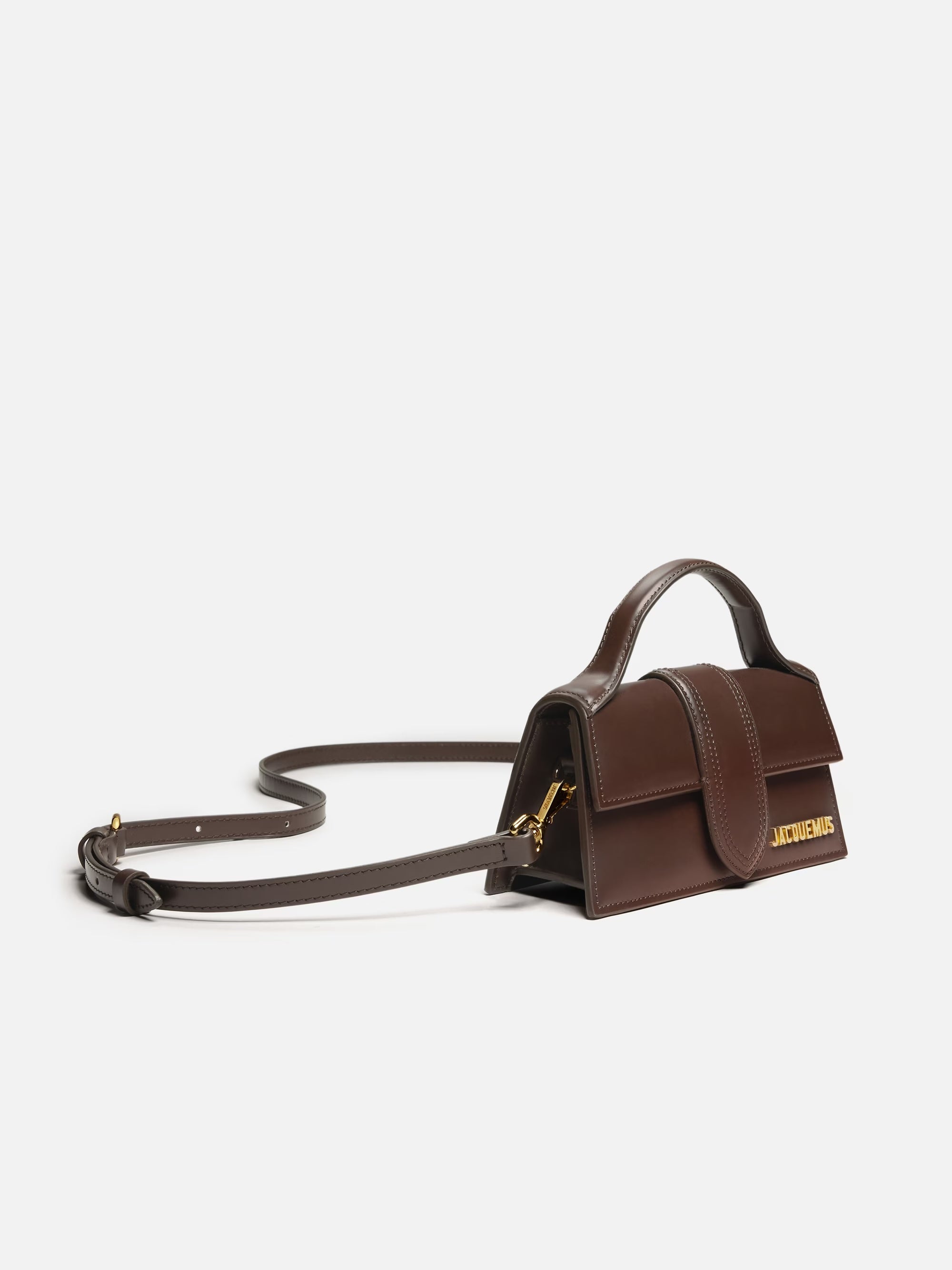 JACQUEMUS LE BAMBINO CALFSKIN LEATHER CROSSBODY BAG