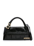 JACQUEMUS LE CHIQUITO LONG CROC EMBOSSED LEATHER CROSSBODY BAG