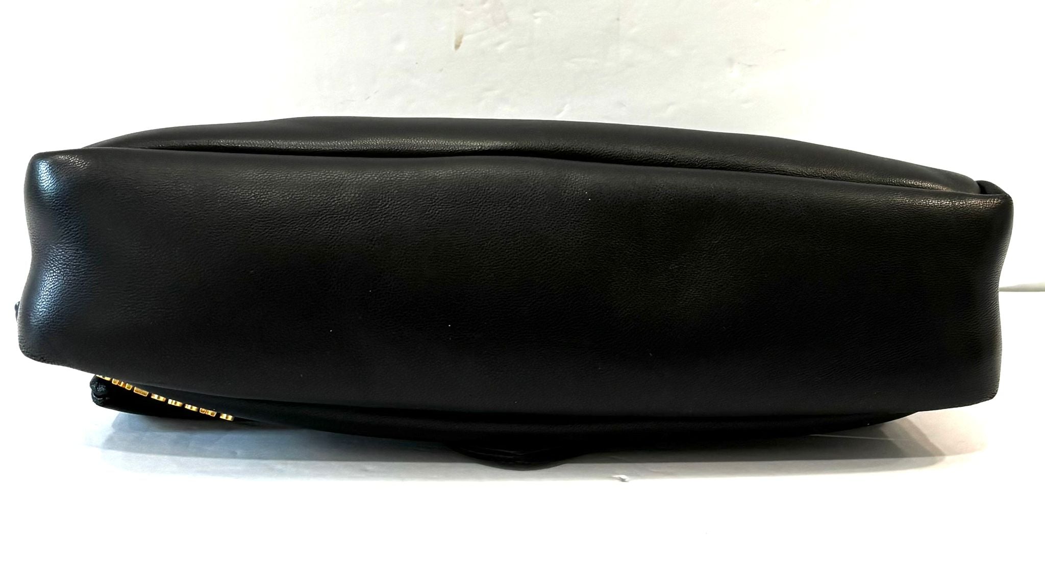 JACQUEMUS LE BAMBIMOU PADDED LAMBSKIN LEATHER SHOULDER BAG
