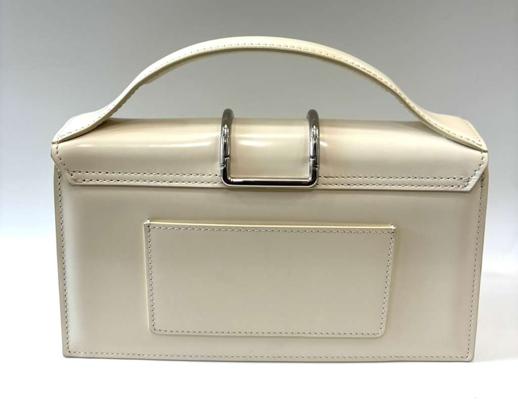 JACQUEMUS LE GRAND BAMBINO LEATHER SHOULDER BAG