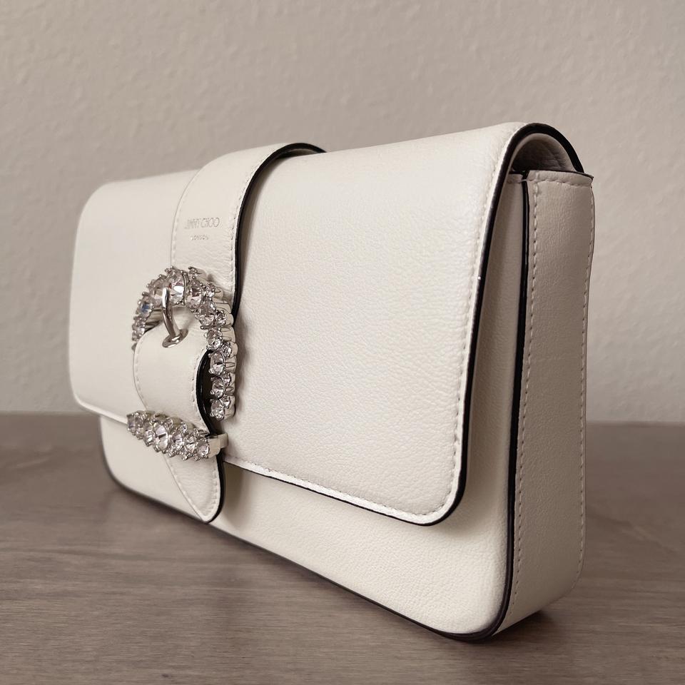 JIMMY CHOO CHERI LEATHER CROSSBODY BAG