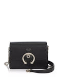 JIMMY CHOO MADELINE GOAT LEATHER SWAROVSKI CRYSTAL CROSSBODY