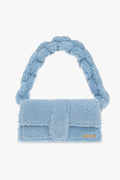 JACQUEMUS LE BAMBIDOU SHEARLING SHOULDER BAG