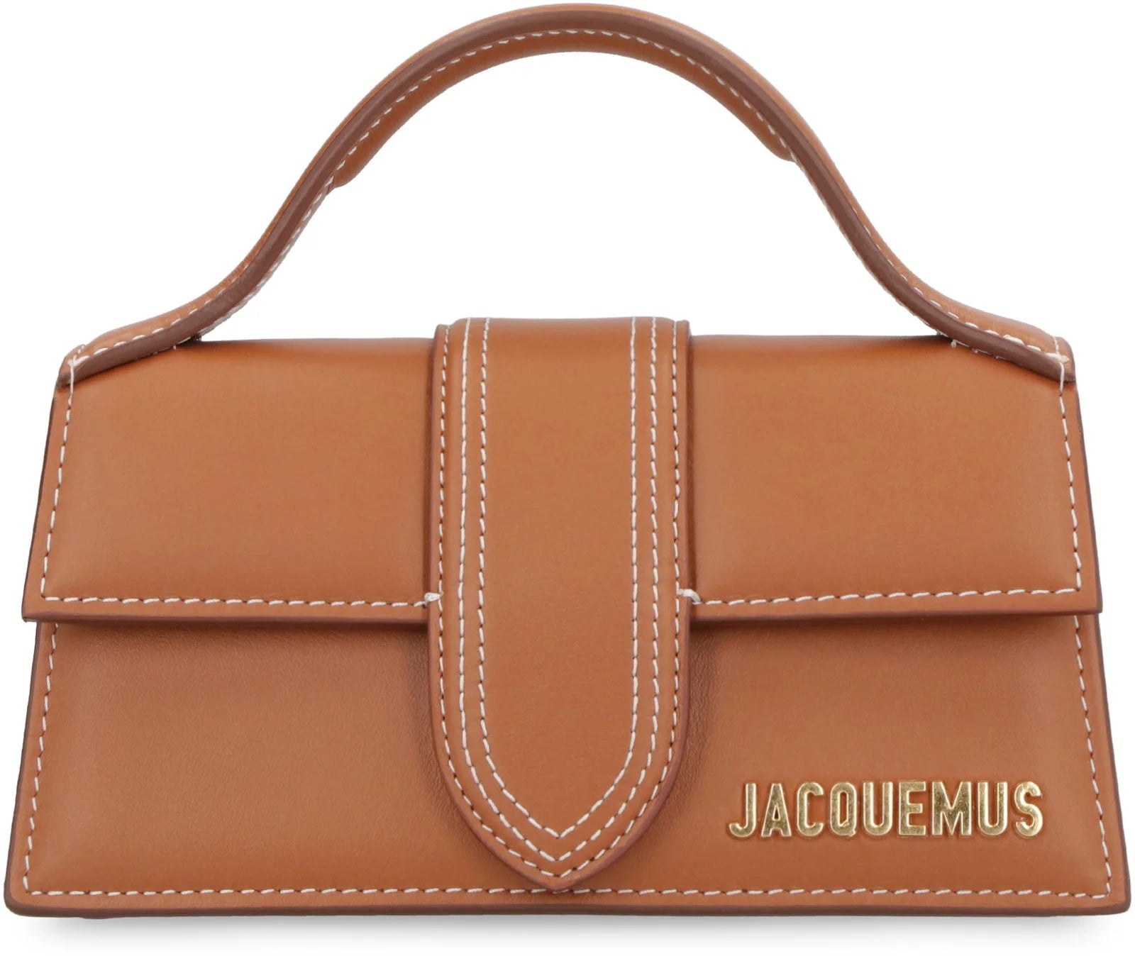 JACQUEMUS LE GRANDE BAMBINO CALFSKIN LEATHER CROSSBODY BAG