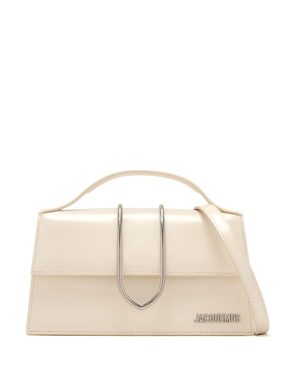 JACQUEMUS LE GRAND BAMBINO LEATHER SHOULDER BAG
