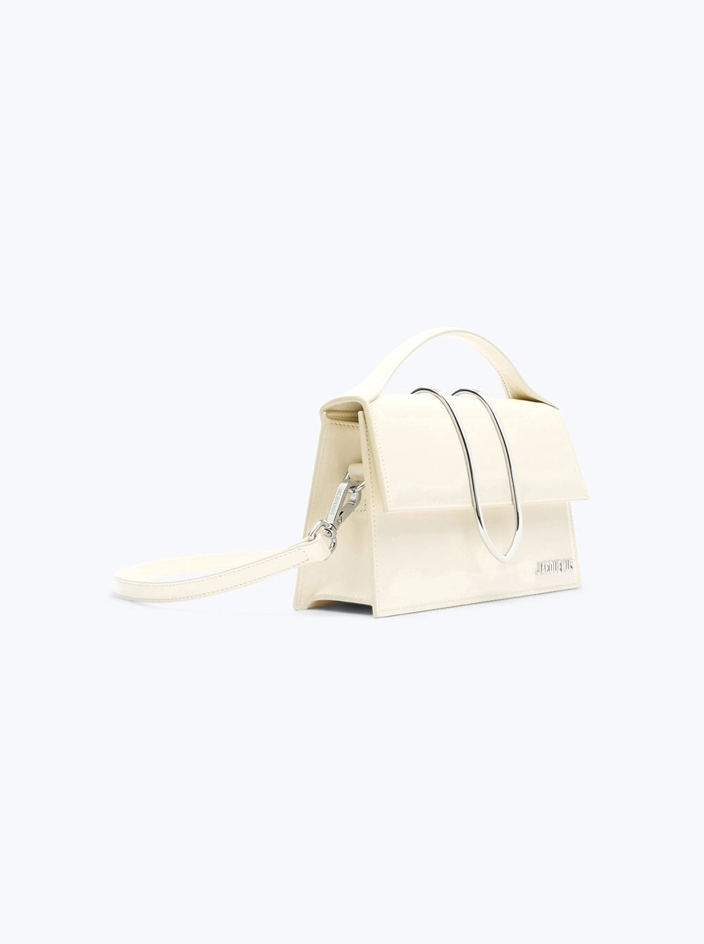 JACQUEMUS LE GRAND BAMBINO LEATHER SHOULDER BAG