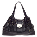 JIMMY CHOO RAMONA LEATHER HOBO BAG