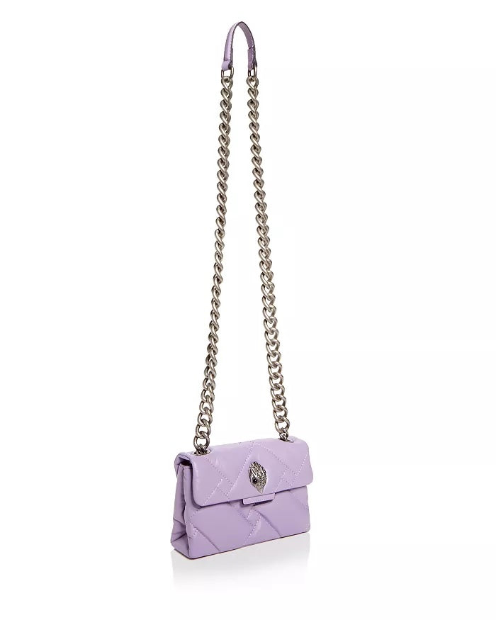 KURT GEIGER MINI KENSINGTON SOFT LEATHER CROSSBODY BAG