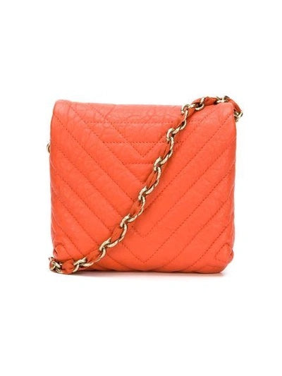 LANVIN MINI POP HAPPY QUILTED LEATHER BAG IN SALMON